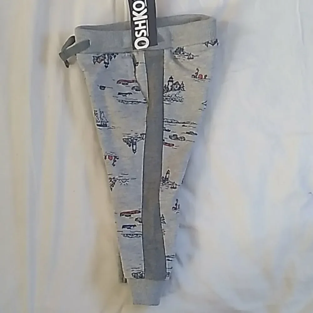 NWT OshKosh Nautical French Terry Joggers
